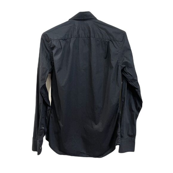 TEDDY STRATFORD Gray Blue Button Up Shirt Top  Mens Size 0 - Picture 6 of 9